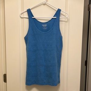 Mossimo Supply Co. Blue knit design tank top